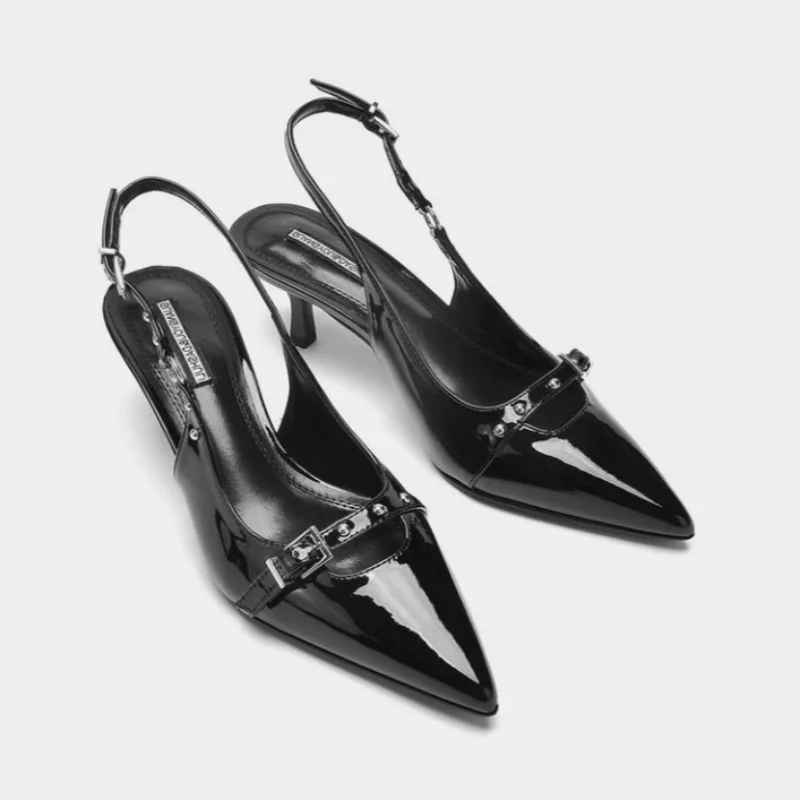 Scarpin Slingback Valentina Black