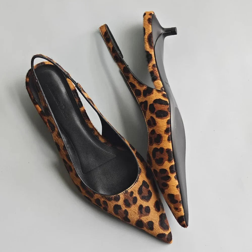 Sandália Scarpin Salto Onça