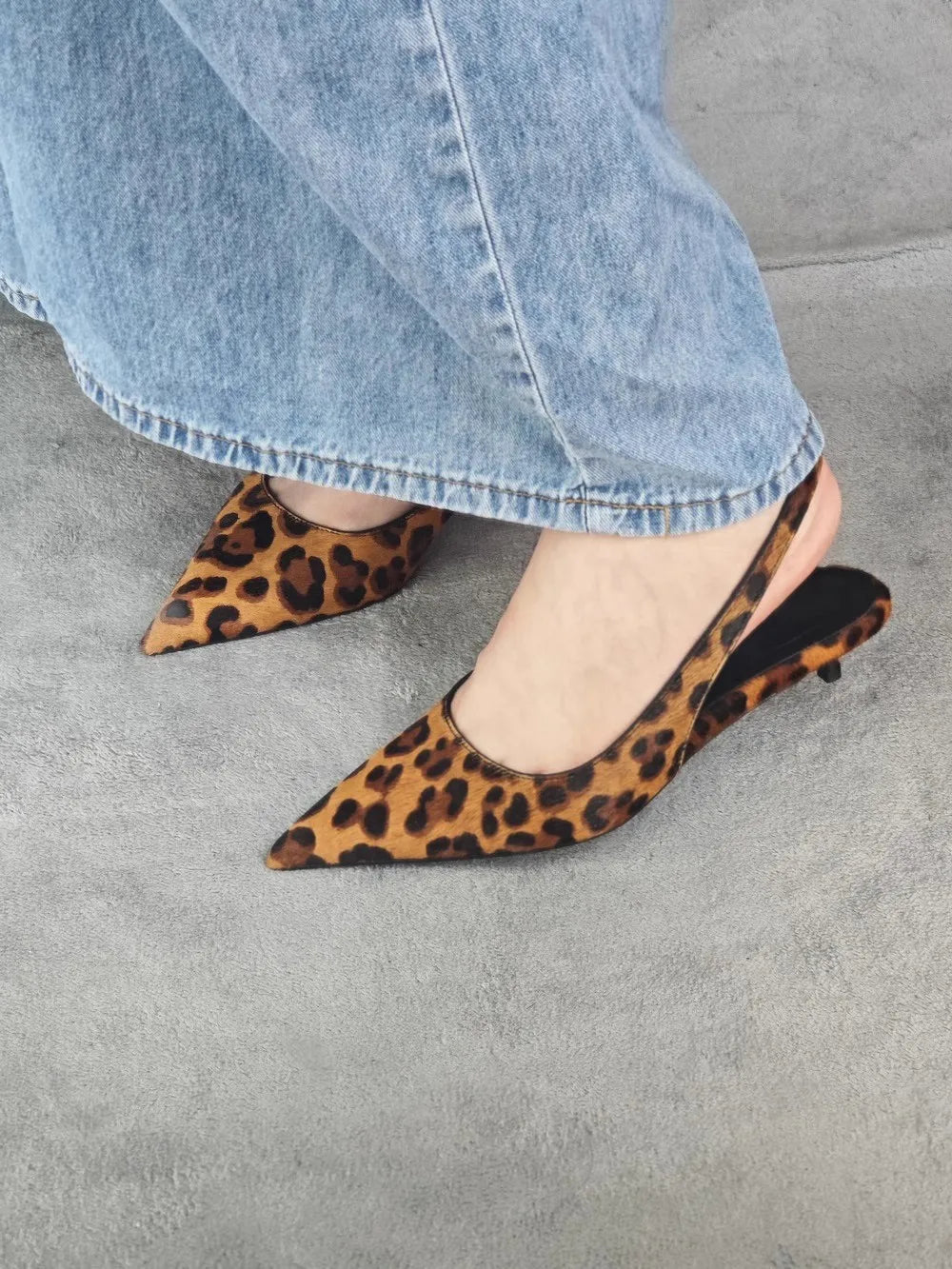 Sandália Scarpin Salto Onça